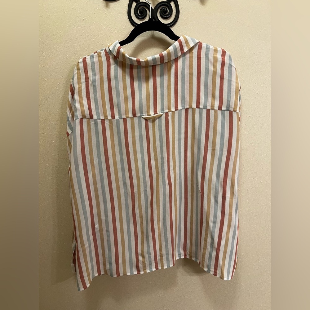 Dear John Multicolor Striped Button Down Shirt - Picture 4 of 4